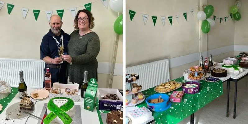 Viscose staff members at the Macmillan Coffee Morning